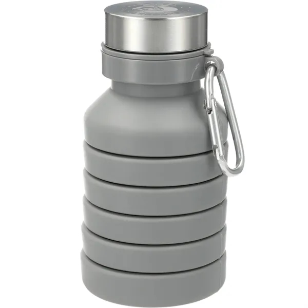 18 oz. collapsible bottle made of silicone with stainless steel lid... from ASI 66887 PCNA / Leeds