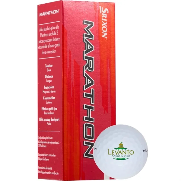 Srixon Marathon Golf Balls - 3 Pack... from ASI 66887 PCNA / Leeds
