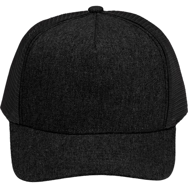 Recycled Cotton Canvas 5 Panel Mesh Back Ballcap... from ASI 66887 PCNA / Trimark
