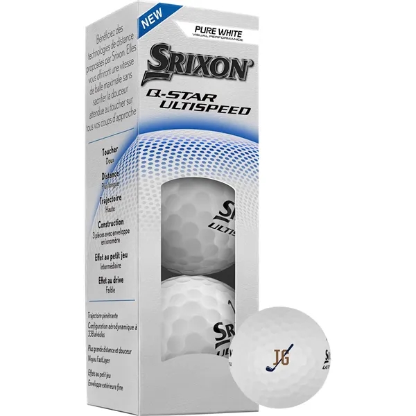 Srixon Q-STAR ULTISPEED Golf Balls - 3 Pack... from ASI 66887 PCNA / Leeds