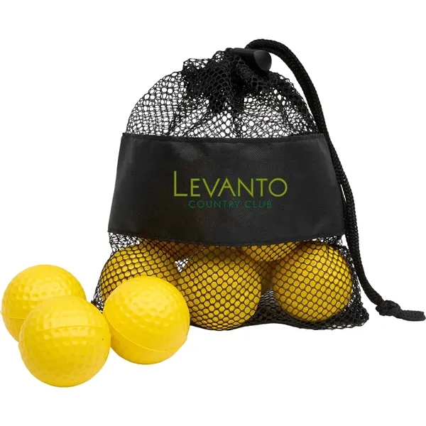 Golf Practice Balls with Mesh Pouch... from ASI 66887 PCNA / Leeds