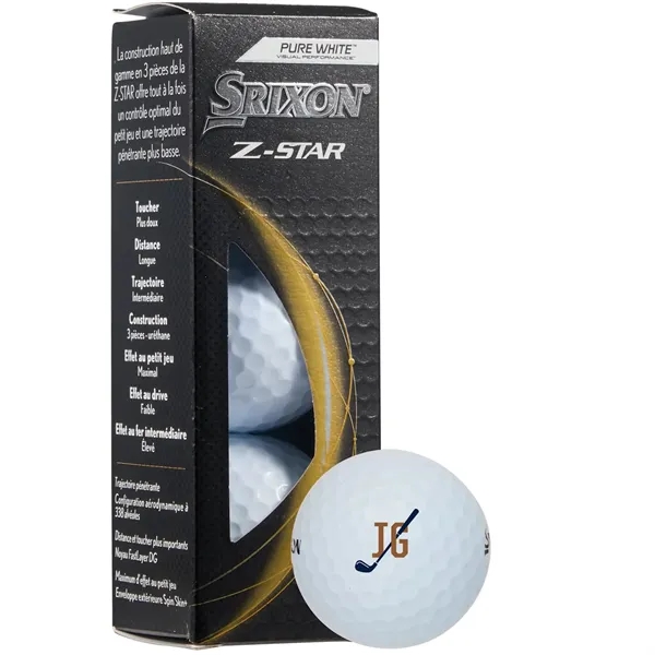 Srixon Z-STAR Golf Balls - 3 Pack... from ASI 66887 PCNA / Leeds