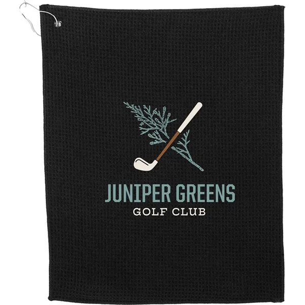 15" x 18" Recycled 200g Microfiber Waffle Towel... from ASI 66887 PCNA / Leeds