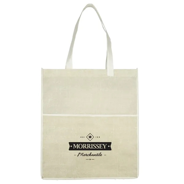 3" x 14.8" x 16.5" recycled non-woven tote bag.... from ASI 66887 PCNA / Bullet