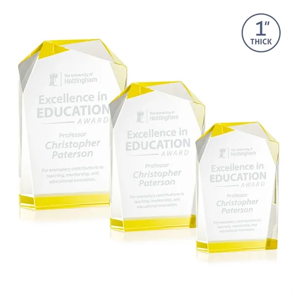 The elegant freestanding Donvale award features a modern geometric design with... from ASI 84592 St Regis Group / St Regis