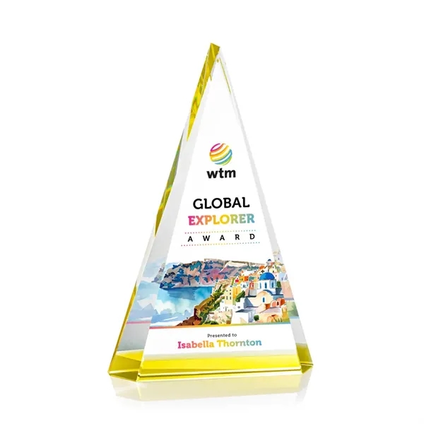 The Helston VividPrint™ Award captivates with its dynamic triangular form, elegantly... from ASI 84592 St Regis Group / St Regis