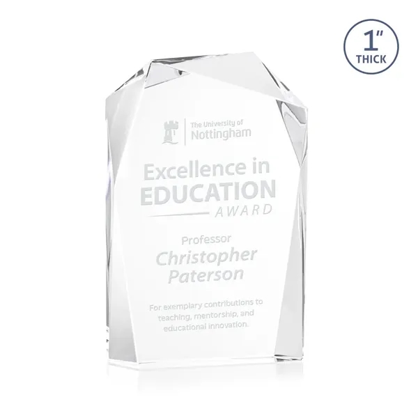 The elegant freestanding Donvale award features a modern geometric design with... from ASI 84592 St Regis Group / St Regis