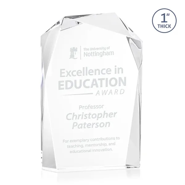 The elegant freestanding Donvale award features a modern geometric design with... from ASI 84592 St Regis Group / St Regis