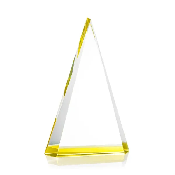 The prestigious Helston Award is a freestanding optical crystal pyramid featuring... from ASI 84592 St Regis Group / St Regis