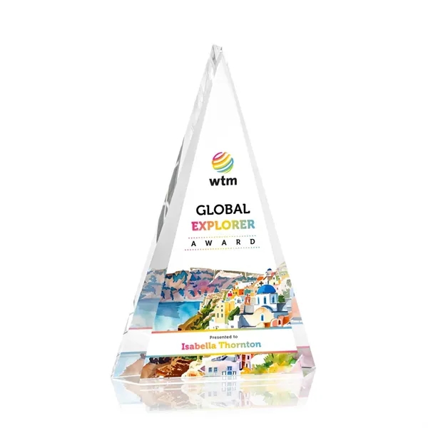 The Helston VividPrint™ Award captivates with its dynamic triangular form, elegantly... from ASI 84592 St Regis Group / St Regis