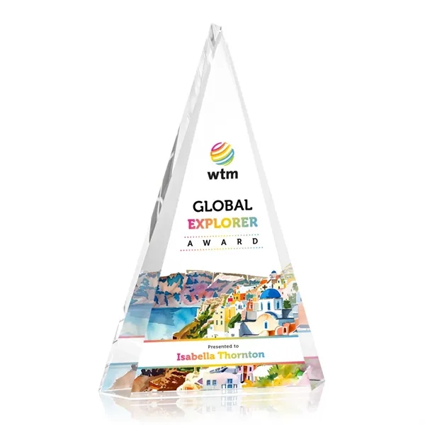 The Helston VividPrint™ Award captivates with its dynamic triangular form, elegantly... from ASI 84592 St Regis Group / St Regis