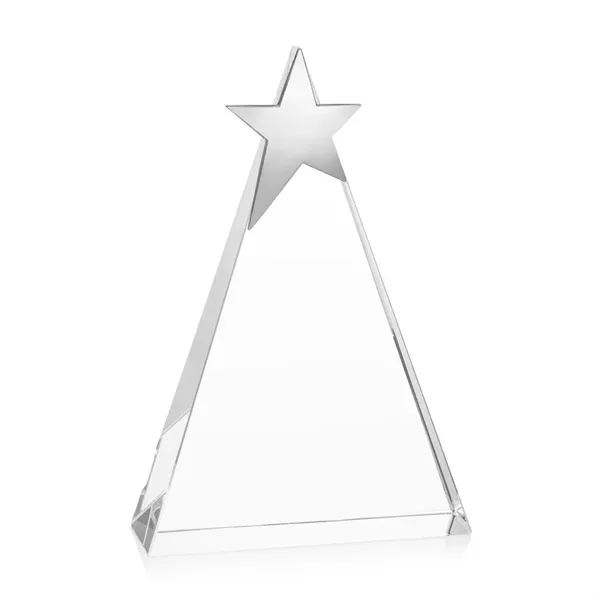 The freestanding Optical Triangle Star VividPrint™ Award features a sleek optical... from ASI 84592 St Regis Group / St Regis