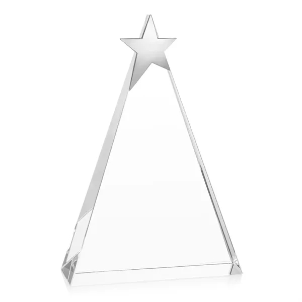 The freestanding Optical Triangle Star VividPrint™ Award features a sleek optical... from ASI 84592 St Regis Group / St Regis