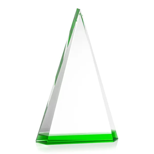 The prestigious Helston Award is a freestanding optical crystal pyramid featuring... from ASI 84592 St Regis Group / St Regis