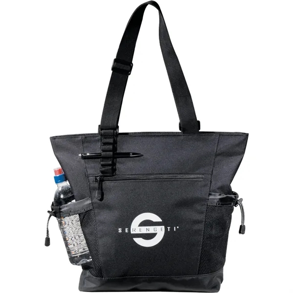 5" x 15" x 18" tote bag with zippered main compartment,... from ASI 66887 PCNA / Leeds
