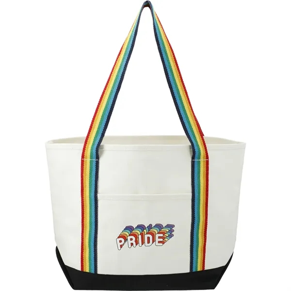 7" x 13.25" x 19.75" cotton canvas boat tote with 12"... from ASI 66887 PCNA / Leeds