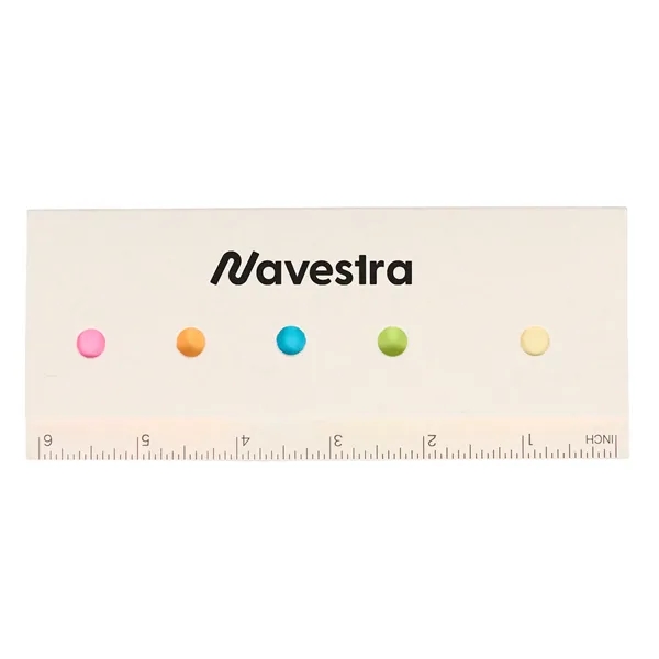 Recycled Milk Carton Sticky Notes & Ruler Pad... from ASI 66887 PCNA / Bullet