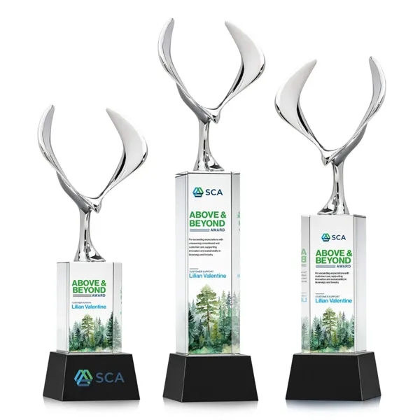 The Maverick Eagle VividPrint™ Award showcases a soaring chrome eagle, a... from ASI 84592 St Regis Group / St Regis