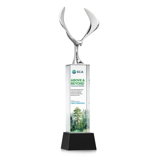 The Maverick Eagle VividPrint™ Award showcases a soaring chrome eagle, a... from ASI 84592 St Regis Group / St Regis