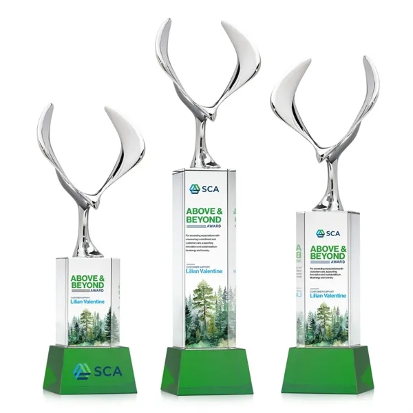 The Maverick Eagle VividPrint™ Award showcases a soaring chrome eagle, a... from ASI 84592 St Regis Group / St Regis