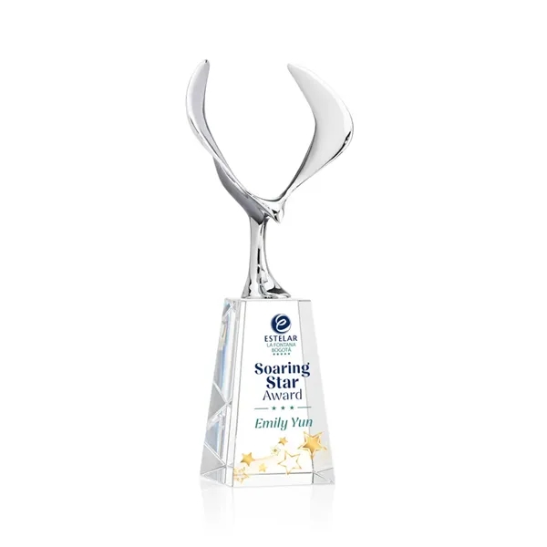 The Maverick Eagle VividPrint™ Award showcases a soaring chrome eagle, a... from ASI 84592 St Regis Group / St Regis