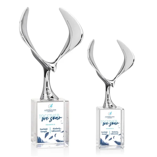 The Maverick Eagle VividPrint™ Award showcases a soaring chrome eagle, a... from ASI 84592 St Regis Group / St Regis