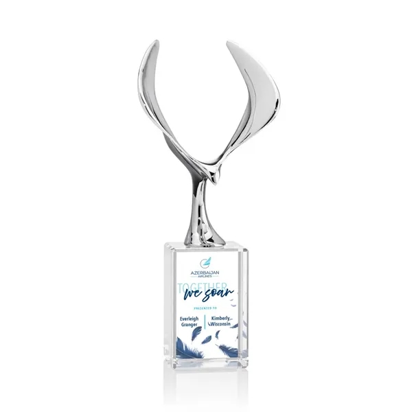 The Maverick Eagle VividPrint™ Award showcases a soaring chrome eagle, a... from ASI 84592 St Regis Group / St Regis