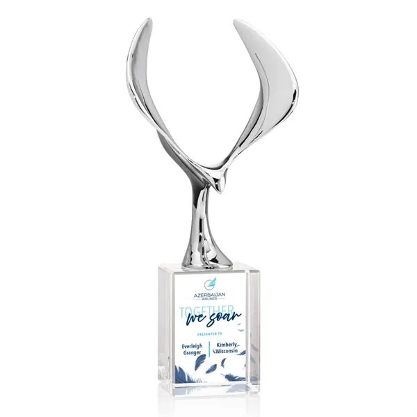 The Maverick Eagle VividPrint™ Award showcases a soaring chrome eagle, a... from ASI 84592 St Regis Group / St Regis