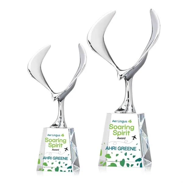 The Maverick Eagle VividPrint™ Award showcases a soaring chrome eagle, a... from ASI 84592 St Regis Group / St Regis