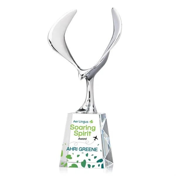 The Maverick Eagle VividPrint™ Award showcases a soaring chrome eagle, a... from ASI 84592 St Regis Group / St Regis