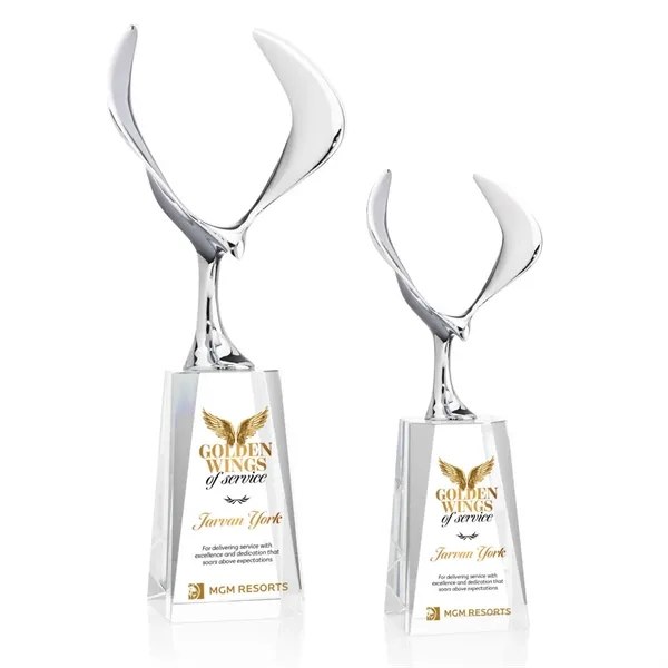 The Maverick Eagle VividPrint™ Award showcases a soaring chrome eagle, a... from ASI 84592 St Regis Group / St Regis