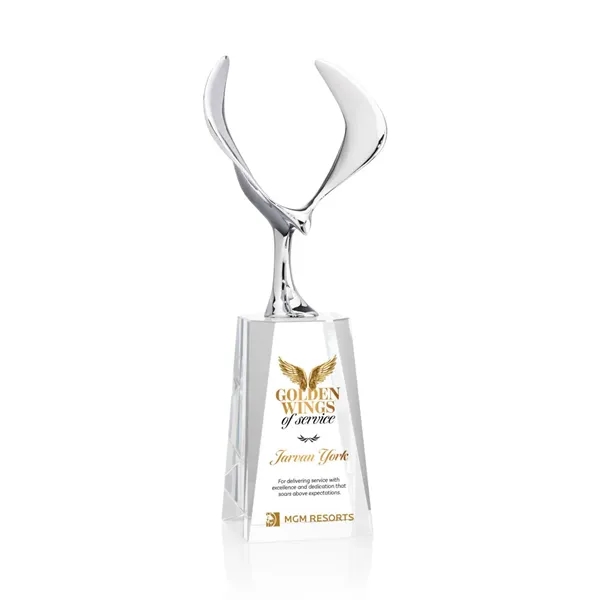 The Maverick Eagle VividPrint™ Award showcases a soaring chrome eagle, a... from ASI 84592 St Regis Group / St Regis