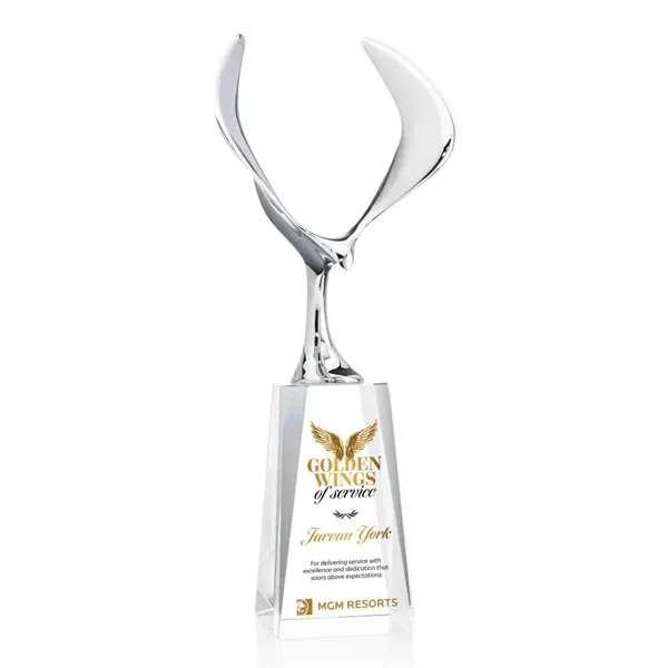 The Maverick Eagle VividPrint™ Award showcases a soaring chrome eagle, a... from ASI 84592 St Regis Group / St Regis