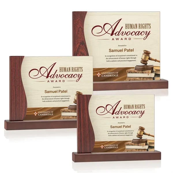 The Hartwell VividPrint™ Award is a refined combination of rich rosewood... from ASI 84592 St Regis Group / St Regis