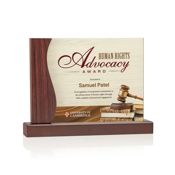 The Hartwell VividPrint™ Award is a refined combination of rich rosewood... from ASI 84592 St Regis Group / St Regis