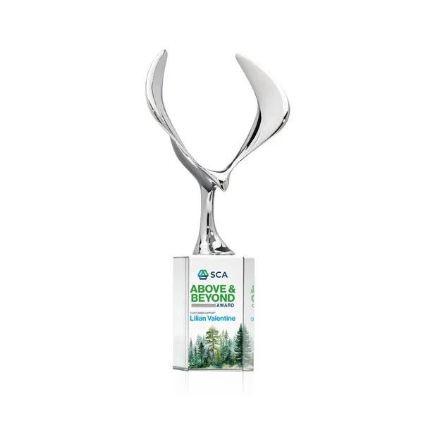 The Maverick Eagle VividPrint™ Award showcases a soaring chrome eagle, a... from ASI 84592 St Regis Group / St Regis