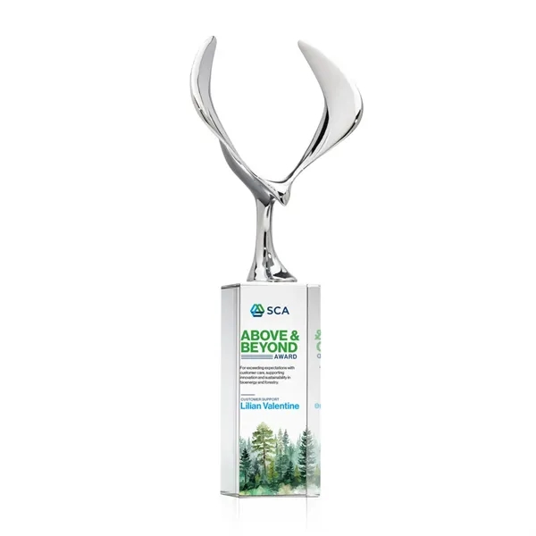 The Maverick Eagle VividPrint™ Award showcases a soaring chrome eagle, a... from ASI 84592 St Regis Group / St Regis