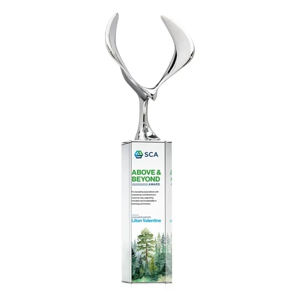 The Maverick Eagle VividPrint™ Award showcases a soaring chrome eagle, a... from ASI 84592 St Regis Group / St Regis