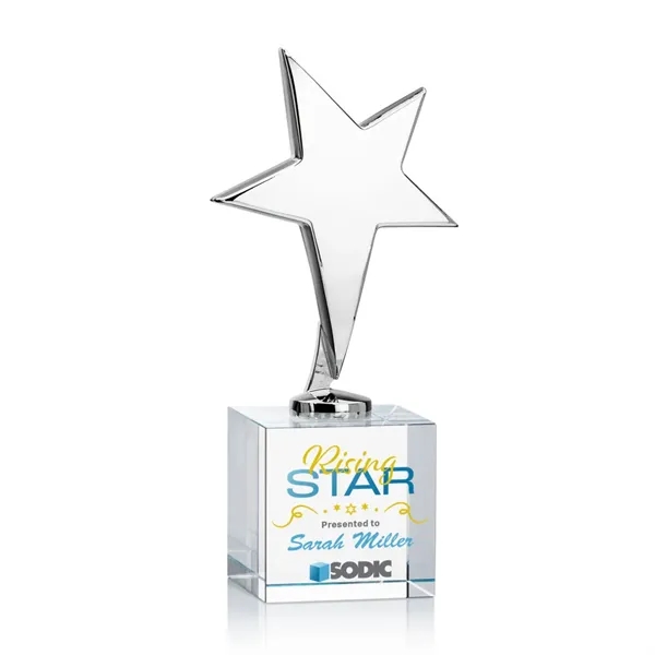 The Tuscany Star VividPrint™ Award on Base is a radiant symbol... from ASI 84592 St Regis Group / St Regis