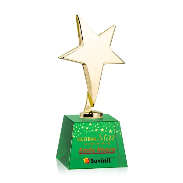 The Tuscany Star VividPrint™ Award on Base is a radiant symbol... from ASI 84592 St Regis Group / St Regis
