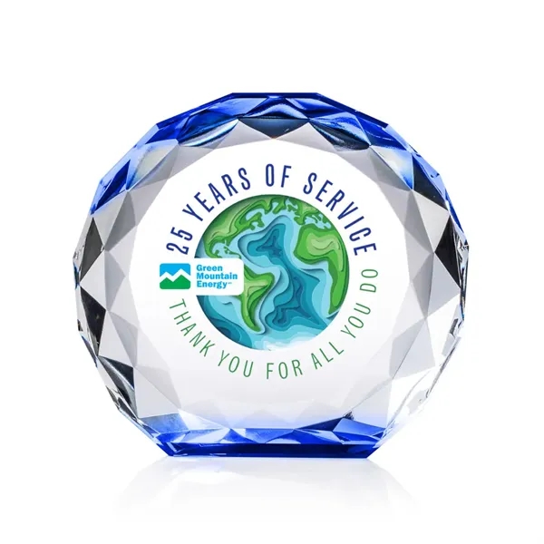 The Seville VividPrint™ Award is a freestanding crystal award with a... from ASI 84592 St Regis Group / St Regis