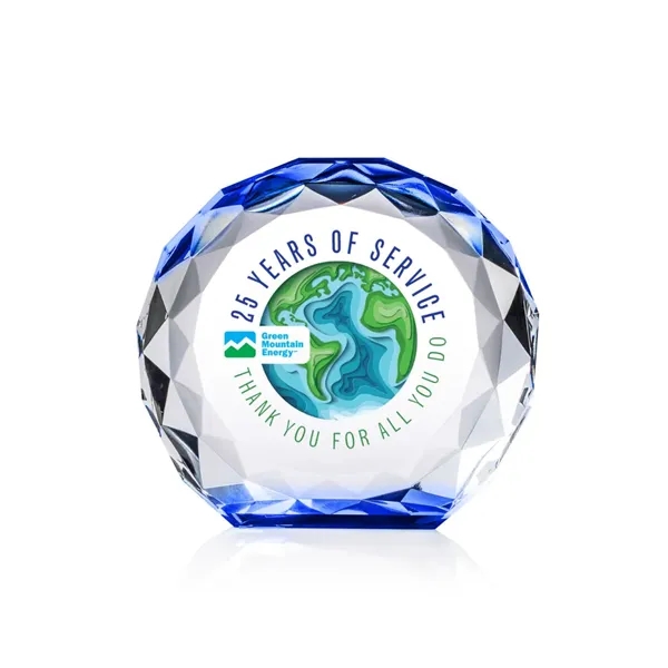 The Seville VividPrint™ Award is a freestanding crystal award with a... from ASI 84592 St Regis Group / St Regis