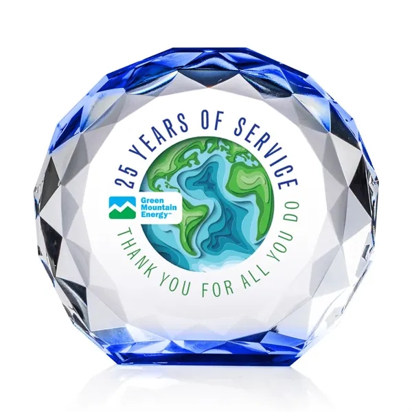 The Seville VividPrint™ Award is a freestanding crystal award with a... from ASI 84592 St Regis Group / St Regis