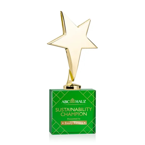 The Tuscany Star VividPrint™ Award on Base is a radiant symbol... from ASI 84592 St Regis Group / St Regis