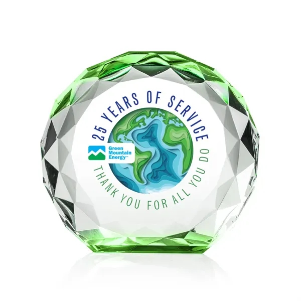 The Seville VividPrint™ Award is a freestanding crystal award with a... from ASI 84592 St Regis Group / St Regis