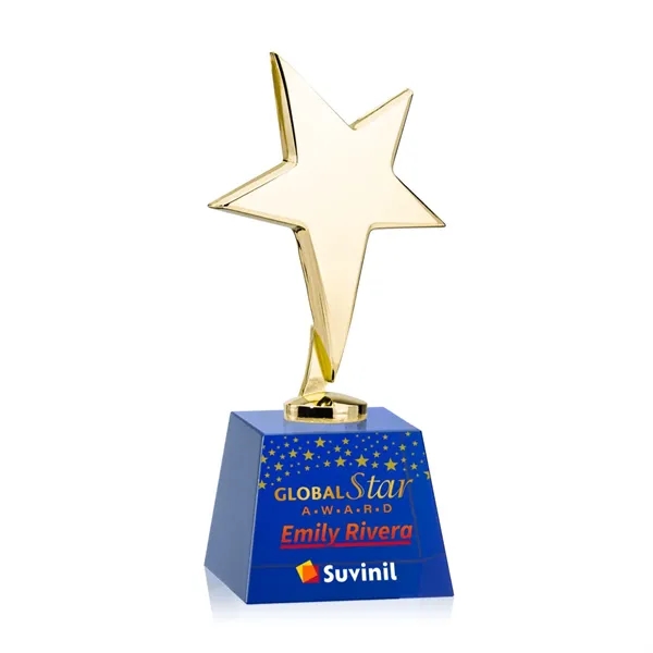 The Tuscany Star VividPrint™ Award on Base is a radiant symbol... from ASI 84592 St Regis Group / St Regis