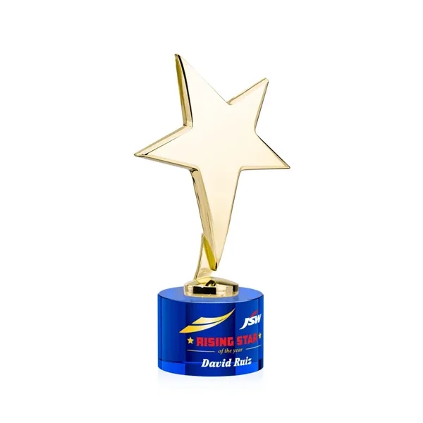 The Tuscany Star VividPrint™ Award on Base is a radiant symbol... from ASI 84592 St Regis Group / St Regis