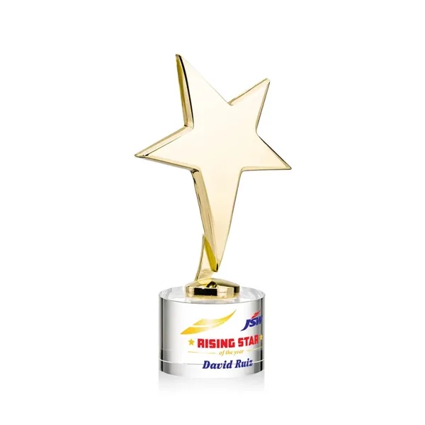 The Tuscany Star VividPrint™ Award on Base is a radiant symbol... from ASI 84592 St Regis Group / St Regis