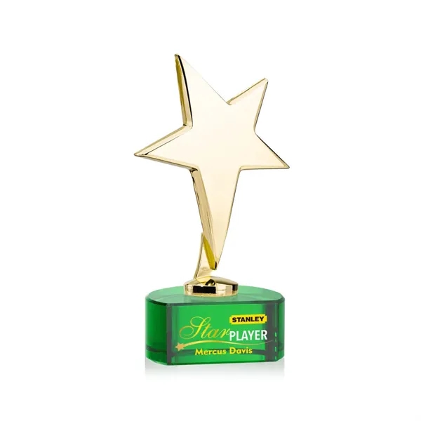 The Tuscany Star VividPrint™ Award on Base is a radiant symbol... from ASI 84592 St Regis Group / St Regis