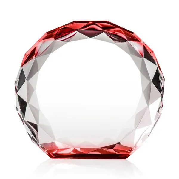 The Seville Award is a freestanding crystal award with a round,... from ASI 84592 St Regis Group / St Regis